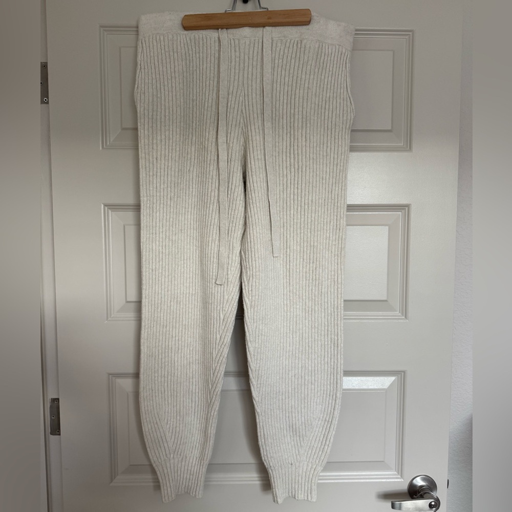 Universal Thread Cream Knit Pajama Pants